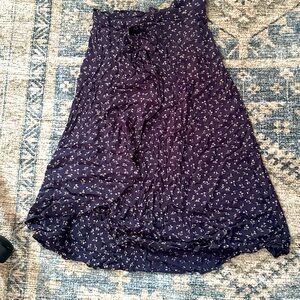 Floral Purple Skirt